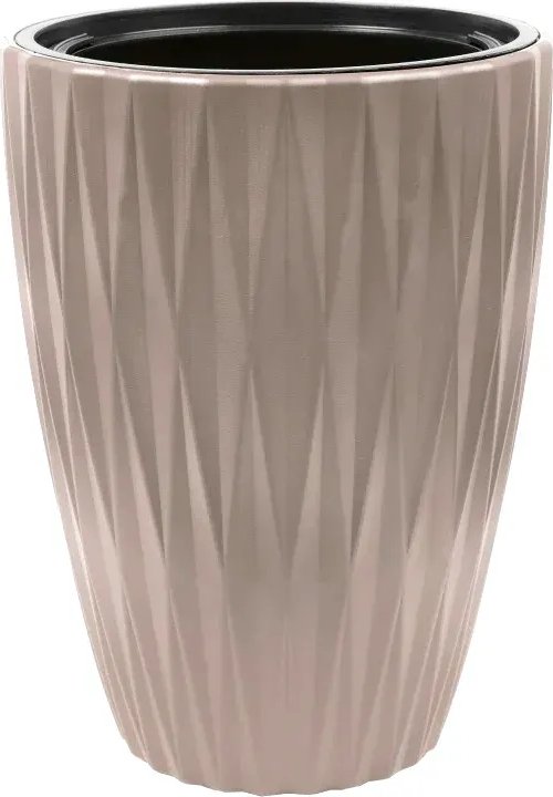 

Кашпо Form-Plastic Caro Slim FP-5830-051 (серо-бежевый)