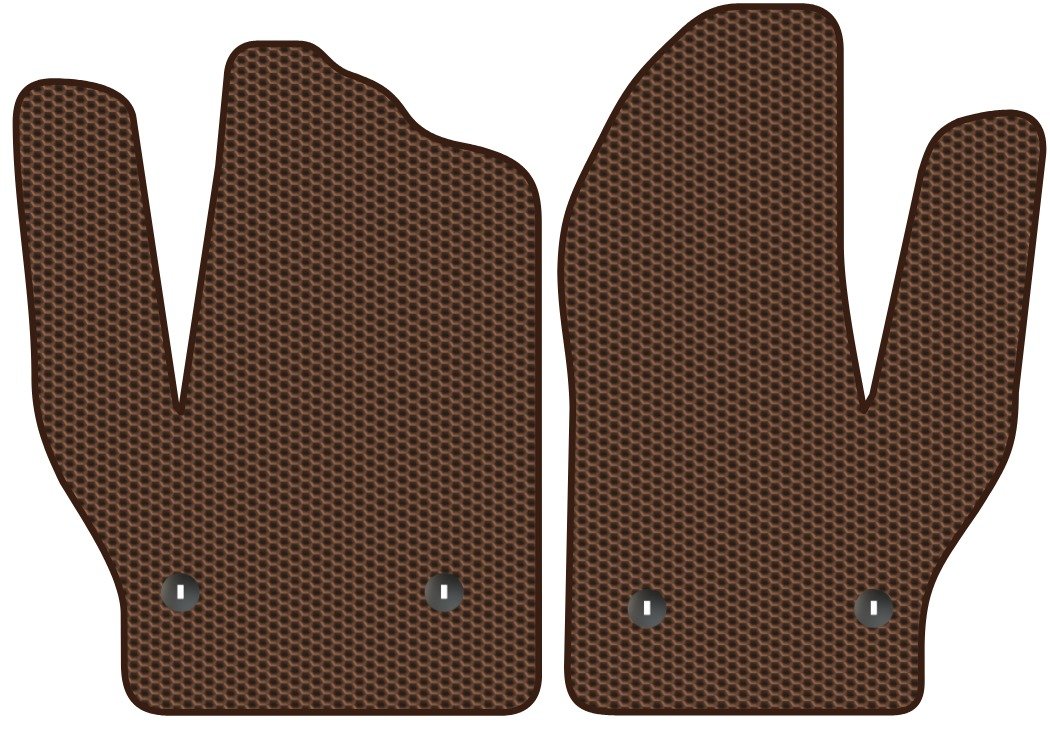 

Комплект ковриков для авто Alicosta ГАЗ ГАЗель NN I (грузовой фургон / 220) 2019 - Н.В. (коричневый, сота)