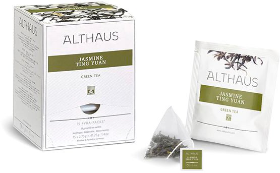 

Зеленый чай Althaus Jasmine Ting Yuan Жасмин Тинг Юань 15 шт