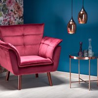 Интерьерное кресло Halmar Rezzo (темно-бордовый)