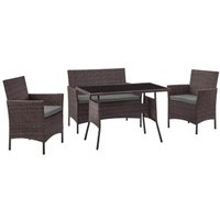 Набор садовой мебели King Style Verde (коричневый) в Бресте