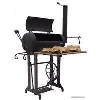 Мангал для дачи Will Grill 2в1 ручной работы, бронза