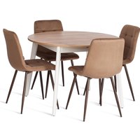 Стул TetChair Chilly mod. JSC-220 (коричневый/орех)