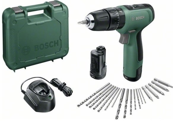 

Ударная дрель-шуруповерт Bosch EasyImpact 1200 06039D3102 (с 2-мя АКБ, кейс)
