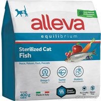 Сухой корм для кошек Alleva Equilibrium Sterilized Fish (для стерилизованных кошек и кастрированных котов с рыбой) 400 г