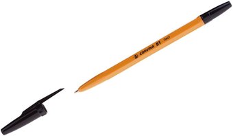 Ручка шариковая Carioca Corvina 40163/01G (черный)