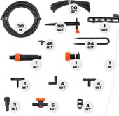 Капельный полив от емкости с регулируемыми капельницами на 90 растений без таймера 8029-00