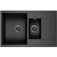 Кухонная мойка Granula 7802 (черный)