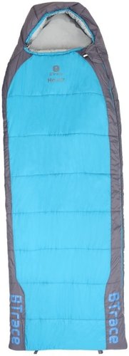 Спальный мешок BTrace Hover (левая молния, серый/синий)