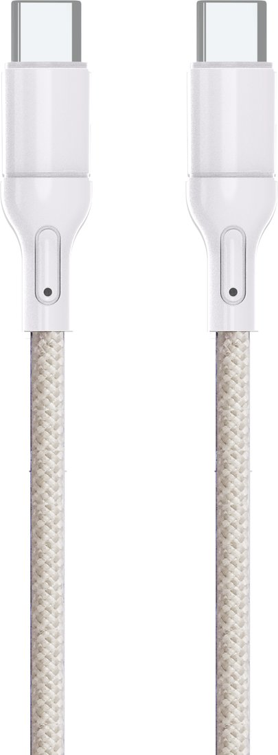 

Кабель Keizen KZ-5289102 65W USB Type-C - USB Type-C (1 м, бежевый)