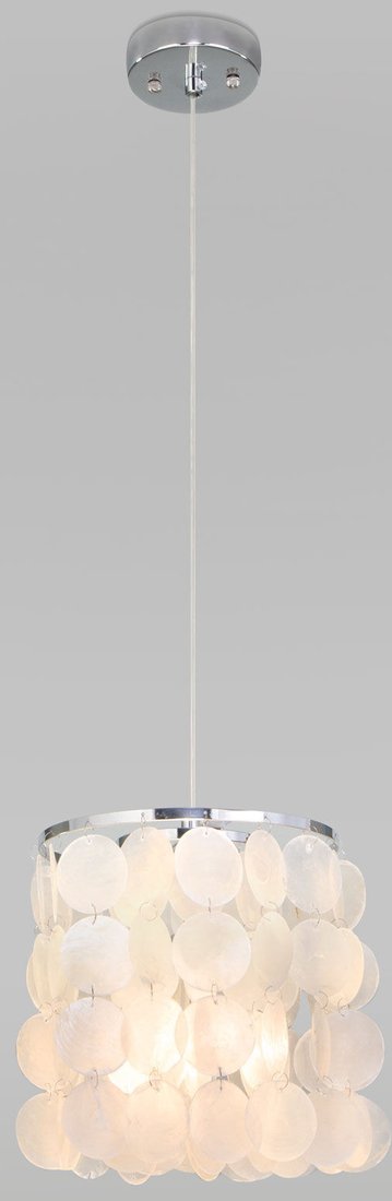 

Подвесная люстра Евросвет 60185/1 (хром/перламутр)
