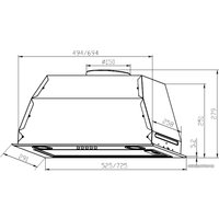 Кухонная вытяжка LEX GS Bloc P 600 (слоновая кость light)