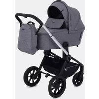 Универсальная коляска MOWbaby Zoom PU RA087 (3 в 1, silver grey)