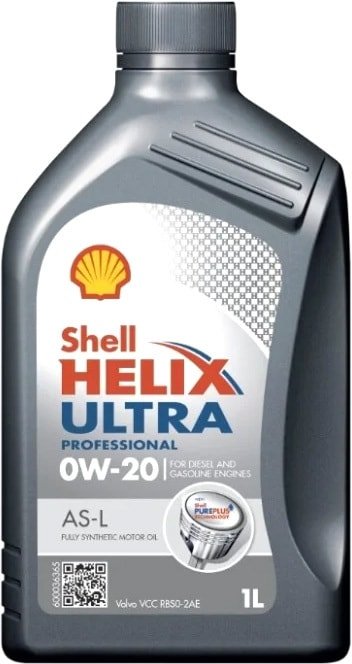 

Моторное масло Shell Helix Ultra Professional AS-L 0W-20 1л
