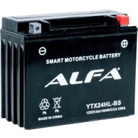 Мотоциклетный аккумулятор ALFA YTX24HL-BS (21 А·ч)