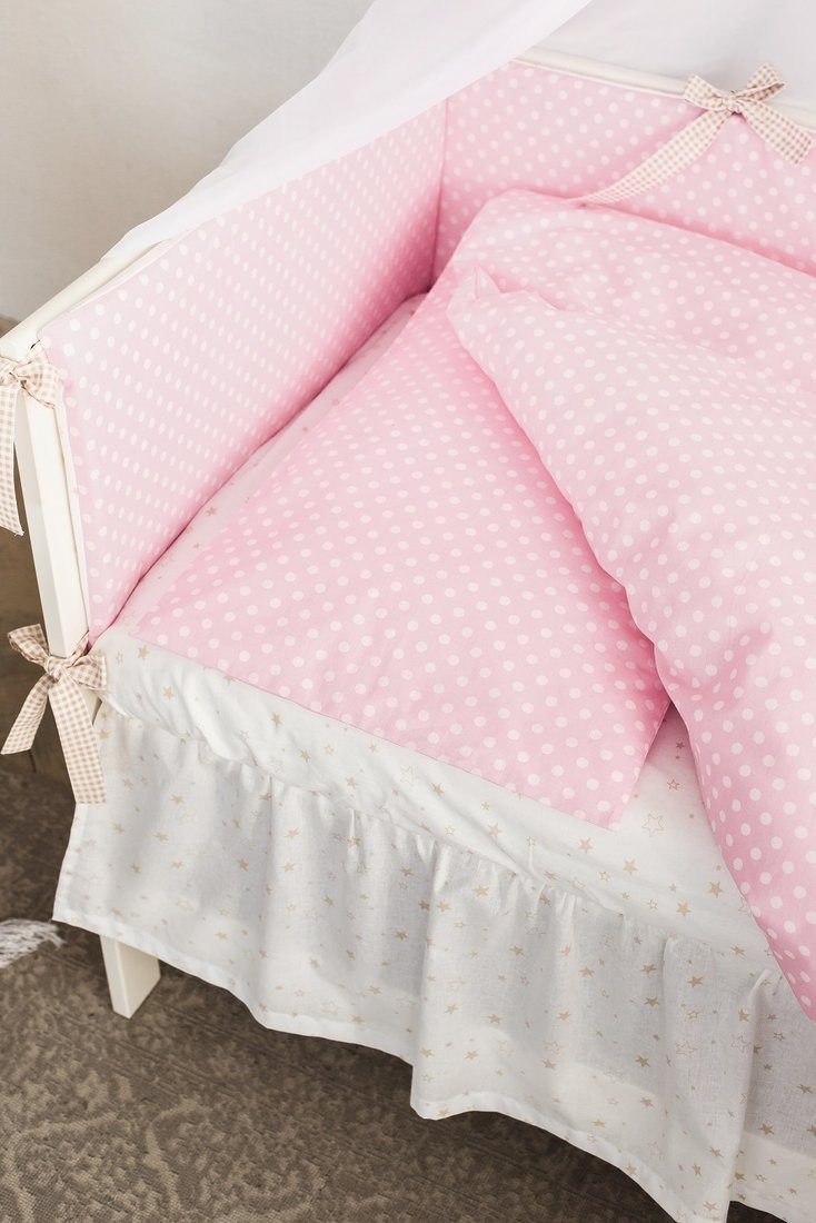 

Бампер в кроватку Martoo Comfy-6 бампер (розовый/бежевый)