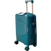 Чемодан-спиннер DoubleW 088 (M, синий)