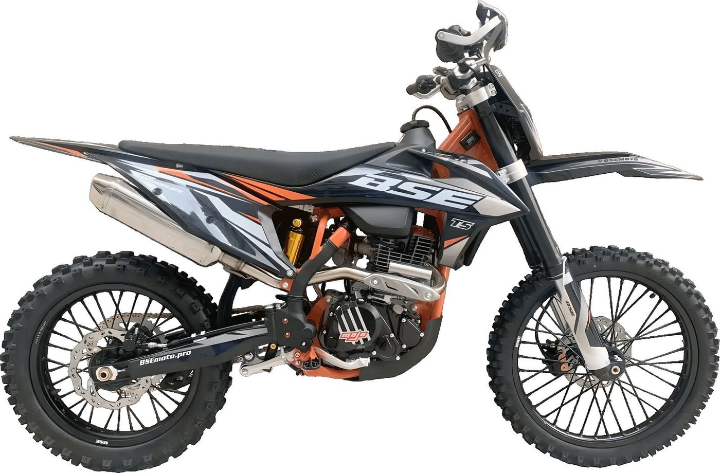 

Мотоцикл BSE T5 Factory Grey (серый)