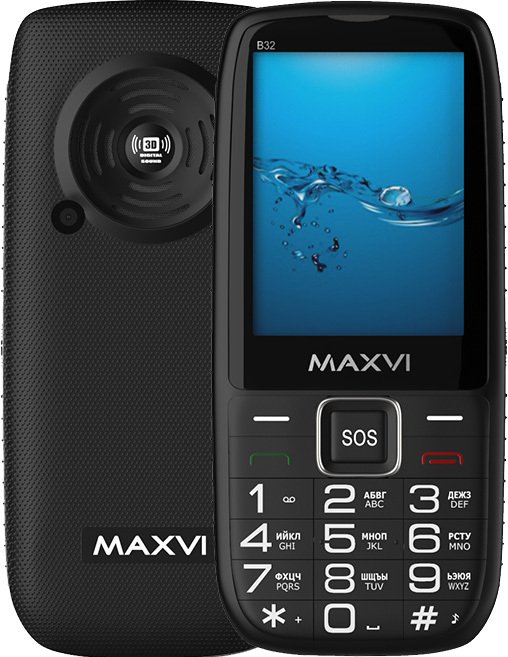 

Телефон Maxvi B32 (черный)