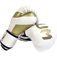 Перчатки Sundays NW-036 (6oz, белый/золотистый)