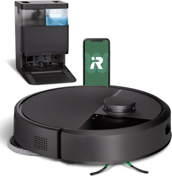 Робот-пылесос iRobot Roomba Plus 405 Combo Robot + AutoWash Dock (черный)