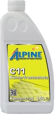 Антифриз Alpine Kuhlerfrostschutz C11 0101141 (1.5л, желтый)