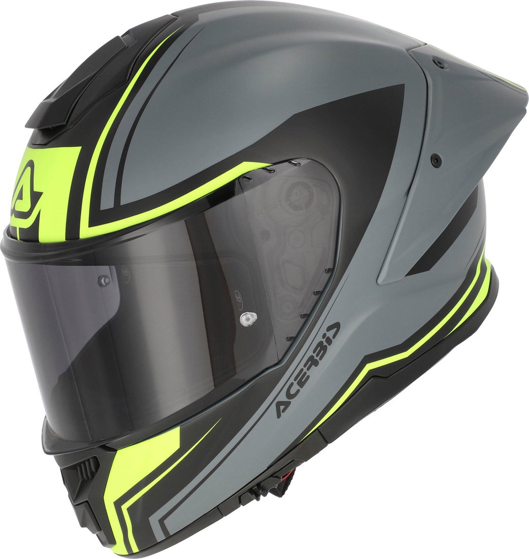 Мотошлем Acerbis Tarmak-X 0027315.290.061 (XS, серый/желтый)