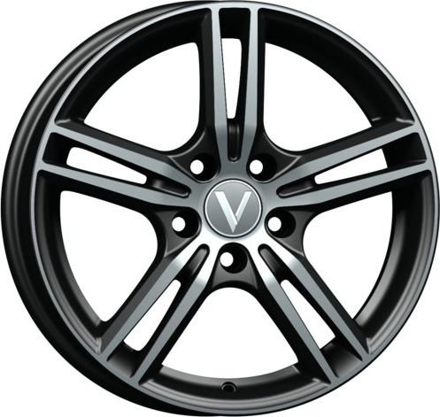 

Литые диски Vector B223 16x6.5" 5x114.3мм DIA 67.1мм ET 45мм Черный с алмазной проточкой