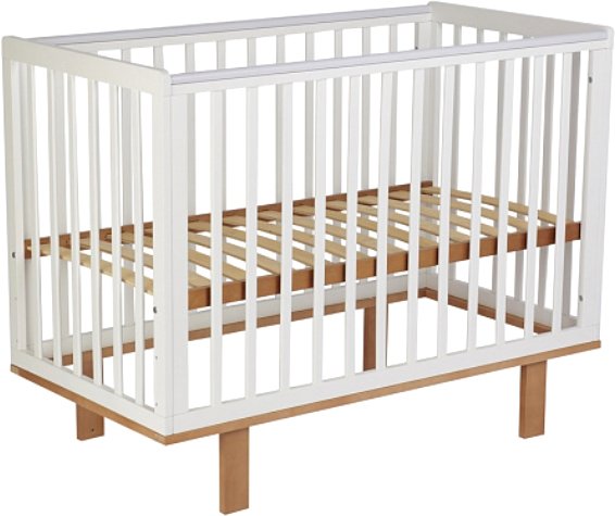

Классическая детская кроватка Polini Kids Simple 340 (белый/бук)
