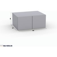 Шкаф распашной Кастанье Модерн ВШ1000.30 (серый шифер)