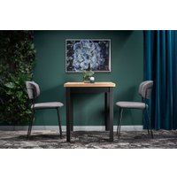 Кухонный стол Halmar Cobalt 120/68 (дуб вотан/черный)