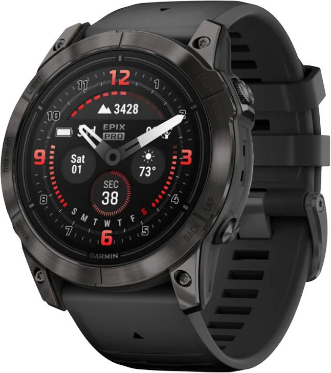 

Умные часы Garmin Epix Pro Gen 2 Sapphire 51 мм (карбоново-серый титан/черный)