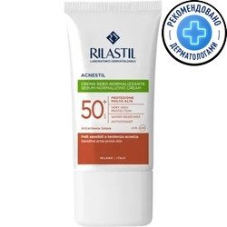 

Rilastil Крем для лица Acnestil Себо-нормализующий для кожи склонной к акне SPF 50+ 40 мл