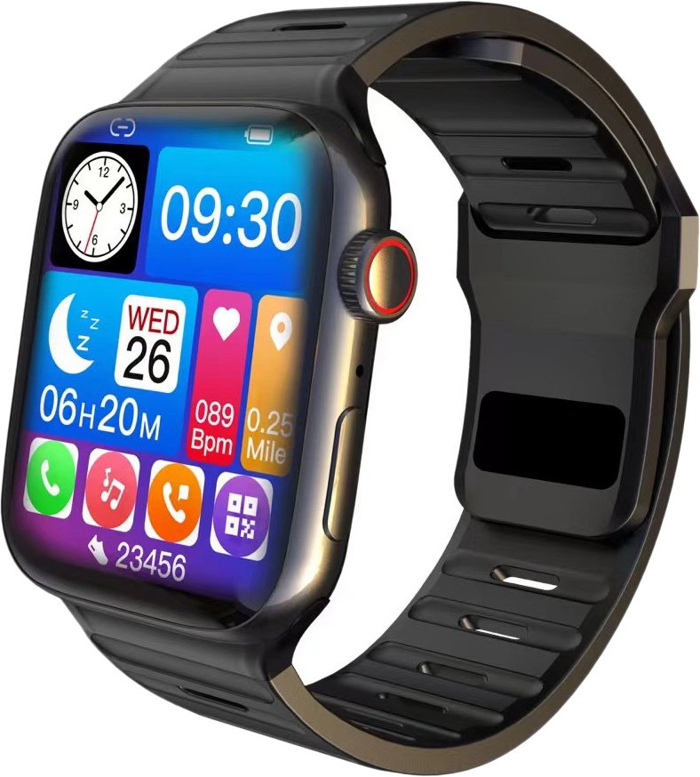 

Умные часы Wster WS-GS38 Pro (черный, с черным силиконовым ремешком)