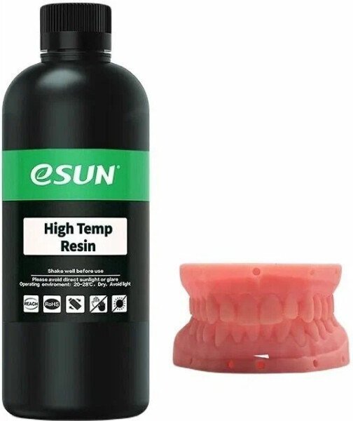 

Фотополимер eSUN High Temp Resin 500 г (розовый)