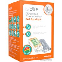 Автоматический тонометр Prolife PA3 Backlight (с адаптером)