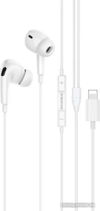 Наушники Borofone BM85 Pro Lightning (белый)