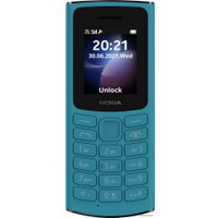 Кнопочный телефон Nokia 105 4G Dual SIM (бирюзовый)