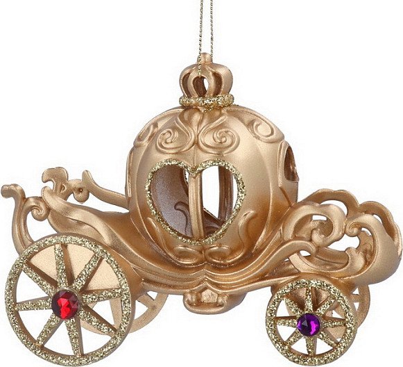 

Елочная игрушка Gisela Graham Fairy Tales Карета Золушки 16376