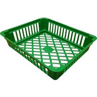 Горшок-теплица ГазонCity Квадратная для луковичных 24.5 см (зеленый)