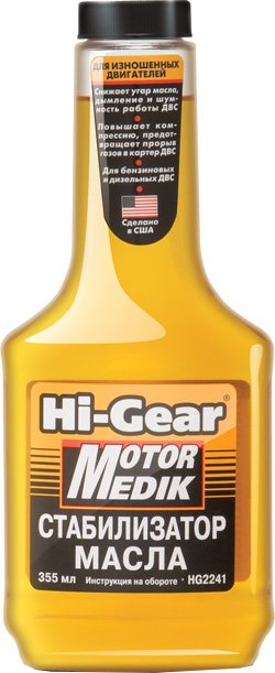 

Присадка в масло Hi-Gear Motor Medik Стабилизатор масла 355 мл [HG2241]