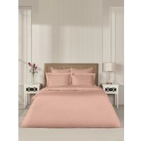 2-спальный комплект постельного белья Arya Vip Страйп Сатин 2сп (персиковый)