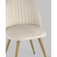 Стул Stool Group Лион Страйпс DC-69030G HLR-2 (велюр кремовый)