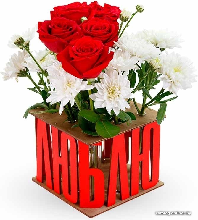 Ваза Eco-Wood-Art Vase Люблю
