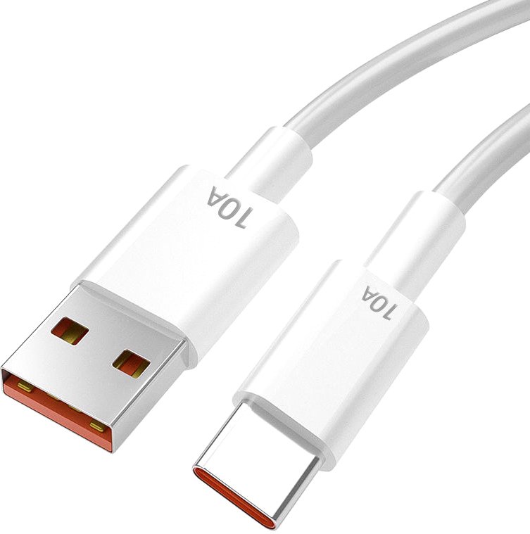 

Кабель USBTOP USB Type-A - USB Type-C 10A (2 м, белый)