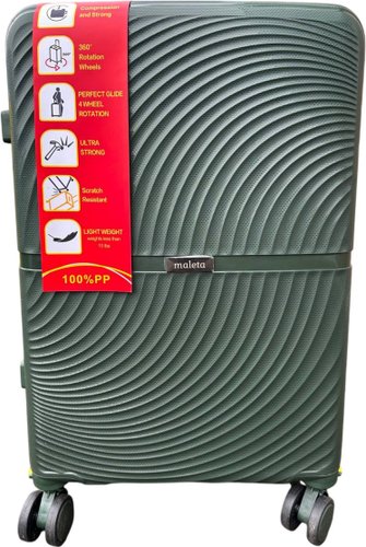 Чемодан Maleta PP-508 (M, темно-зеленый)