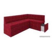 Угловой диван Мебель-АРС Атлантис правый 212x84x135 (кордрой красный)