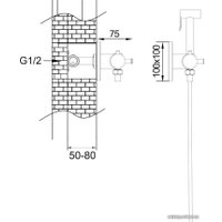 Гигиенический душ Rose R915H
