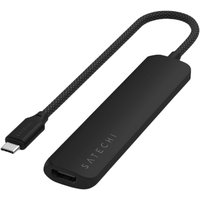 Док-станция Satechi 6-in-1 USB-C Slim Multiport Adapter ST-P6SK (черный)