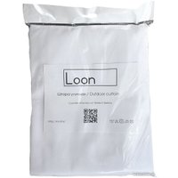 Штора Loon Грета на петлях 1.4x2.2 м (белый)
